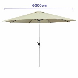 Päikesevari Marbueno Бежов Ø 300 cm