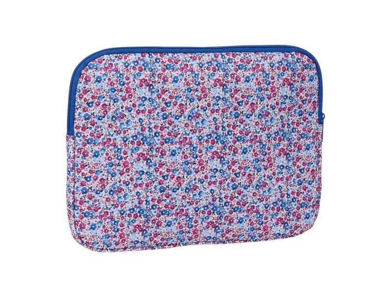 Калъф за каптоп Nait Nait Flores coimbra azul Син 34 x 25 x 2 cm