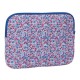 Калъф за каптоп Nait Nait Flores coimbra azul Син 34 x 25 x 2 cm