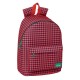 Раница за лаптоп Nait Nait Pata de gallo coral Корал 31 x 41 x 16 cm Раница за лаптоп Nait Nait Pata de gallo coral Корал 31 x 41 x 16 cm