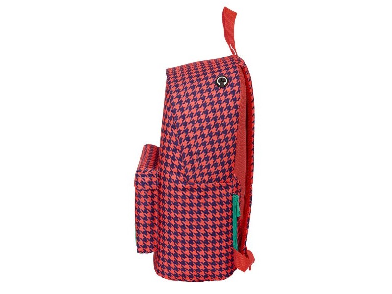 Раница за лаптоп Nait Nait Pata de gallo coral Корал 31 x 41 x 16 cm Раница за лаптоп Nait Nait Pata de gallo coral Корал 31 x 41 x 16 cm