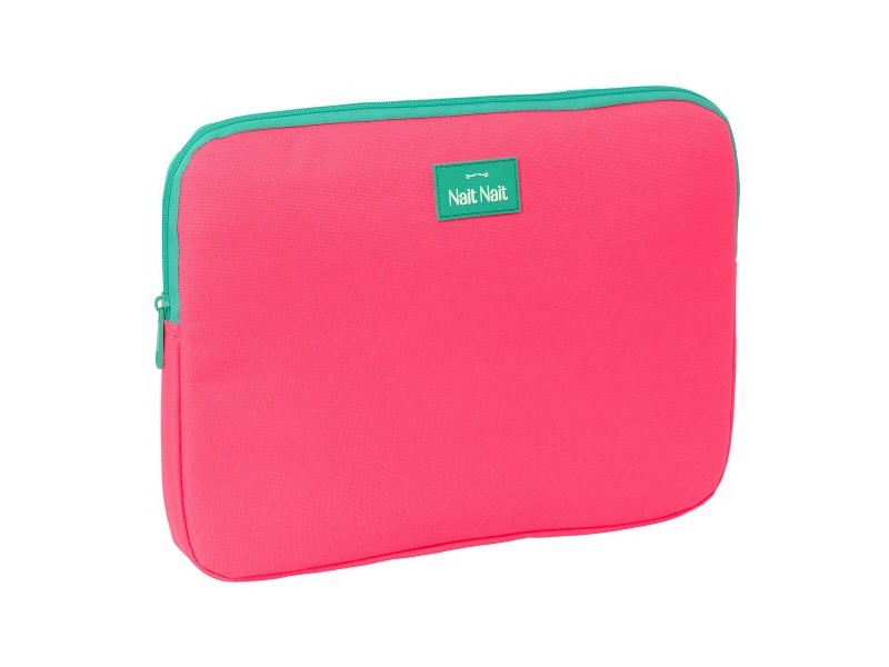 Калъф за каптоп Nait Nait Rosa fluor Розов 34 x 25 x 2 cm