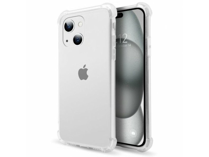 Калъф за мобилен телефон PcCom iPhone 15 Прозрачен Apple