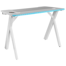 Бюро Mars Gaming MGD100RGBW Бял Стомана 100 x 60 cm