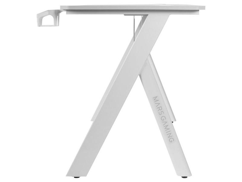Бюро Mars Gaming MGD100RGBW Бял Стомана 100 x 60 cm
