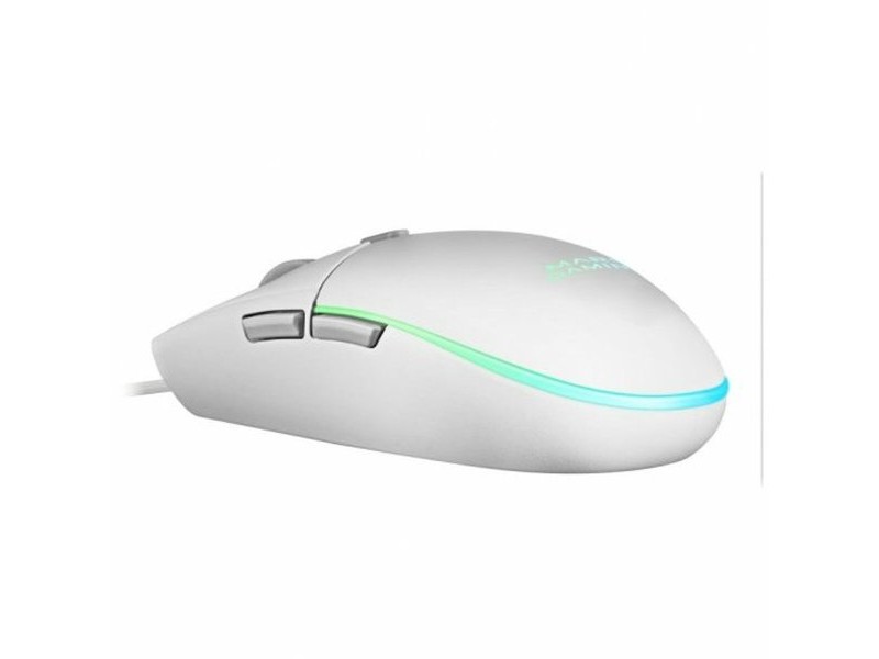Клавиатура с мишка Mars Gaming MCPRGB3WES Бял QWERTY