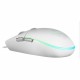 Клавиатура с мишка Mars Gaming MCPRGB3WES Бял QWERTY