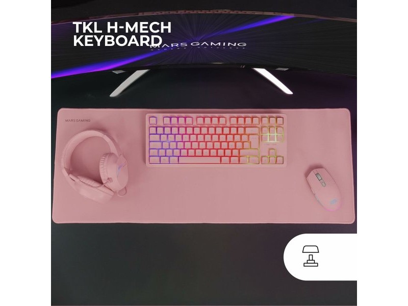 Опаковка на игра Mars Gaming MCPRGB3PES Испанска Qwerty