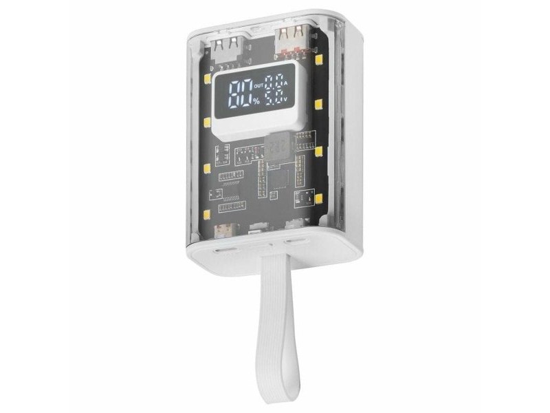 Powerbank Mars Gaming MPK10KW Бял 10000 mAh