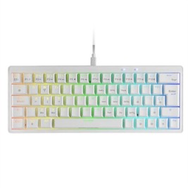 Клавиатура за игри Mars Gaming MKMINIPROWYES Qwerty US Бял