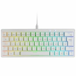 Клавиатура за игри Mars Gaming MKMINIPROWYES Qwerty US Бял
