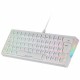 Клавиатура за игри Mars Gaming MKMINIPROWYES Qwerty US Бял