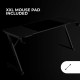 Бюро Gaming Mars Gaming ERGO Черен 160 x 60 cm