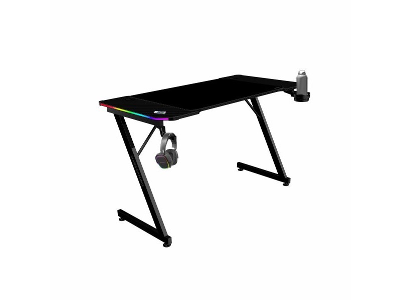 Бюро Gaming Mars Gaming ESCRITORIO ERGO RGB Черен 120 x 60 cm