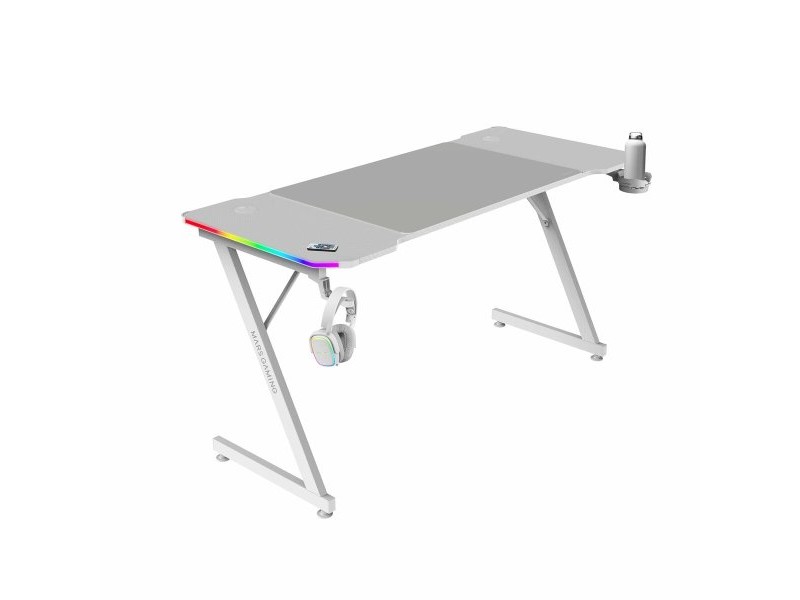 Бюро Gaming Mars Gaming ERGO Бял 140 x 60 cm