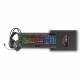 Клавиатура с мишка Mars Gaming MCP124PROES Черен Многоцветен Испанска Qwerty