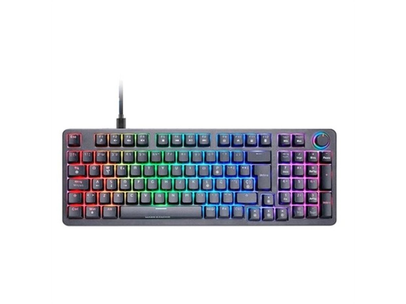 Клавиатура за игри Mars Gaming MKPROYES Черен Испанска Qwerty