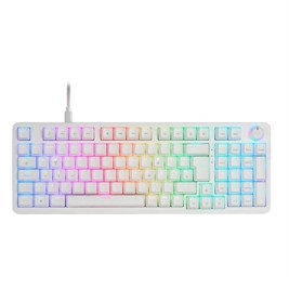 Клавиатура за игри Mars Gaming MKPROWBES Бял Испанска Qwerty