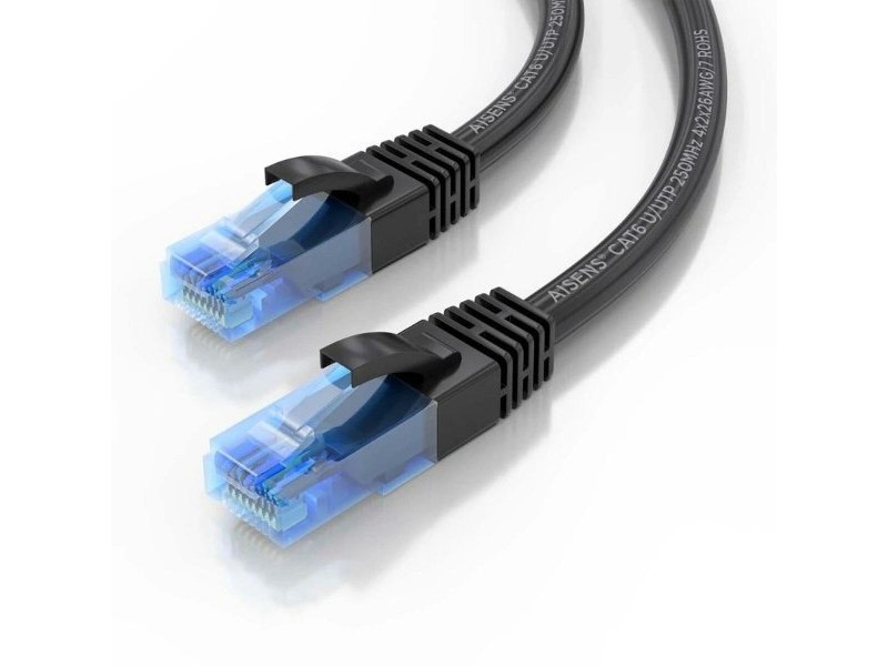 UTP категория 6 твърд мрежови кабел Aisens A135-0850 Черен 10 m