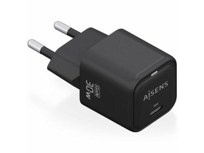 Зарядно за стена Aisens ASCH-30W1P019-BK Черен 30 W (1 броя)