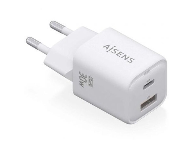 Зарядно за стена Aisens ASCH-30W2P020-W Бял 30 W (1 броя)