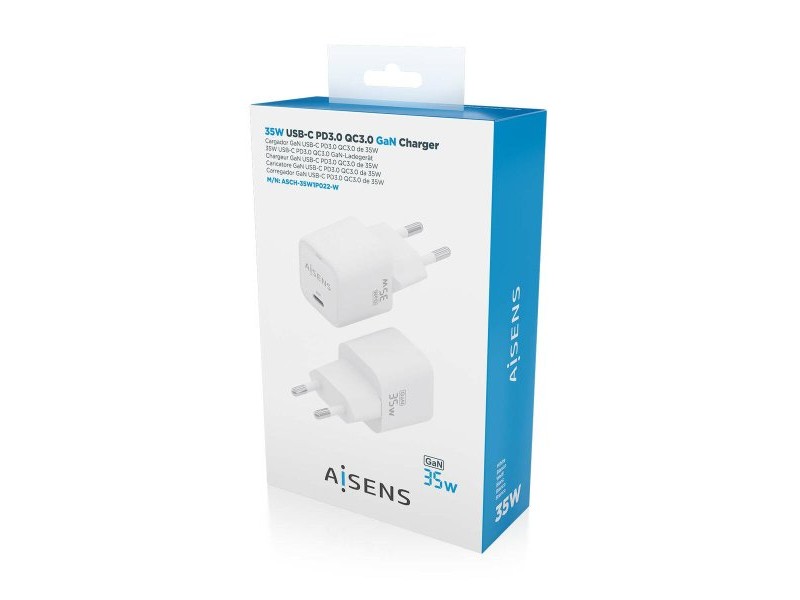 Зарядно за стена Aisens ASCH-35W1P022-W Бял 35 W (1 броя)