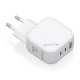 Зарядно за стена Aisens ASCH-65W3P026-W Бял 65 W (1 броя) Зарядно за стена Aisens ASCH-65W3P026-W Бял 65 W (1 броя)