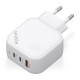 Зарядно за стена Aisens ASCH-65W3P026-W Бял 65 W (1 броя) Зарядно за стена Aisens ASCH-65W3P026-W Бял 65 W (1 броя)
