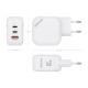 Зарядно за стена Aisens ASCH-65W3P026-W Бял 65 W (1 броя) Зарядно за стена Aisens ASCH-65W3P026-W Бял 65 W (1 броя)
