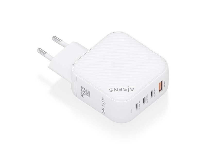 Зарядно за стена Aisens ASCH-100W4P028-W Бял 100 W (1 броя)