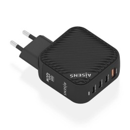 Зарядно за стена Aisens ASCH-100W4P029-BK 100 W Черен (1 броя)