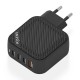Зарядно за стена Aisens ASCH-100W4P029-BK 100 W Черен (1 броя)
