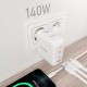 Зарядно за стена Aisens ASCH-140W3P030-W Бял 140 W (1 броя)