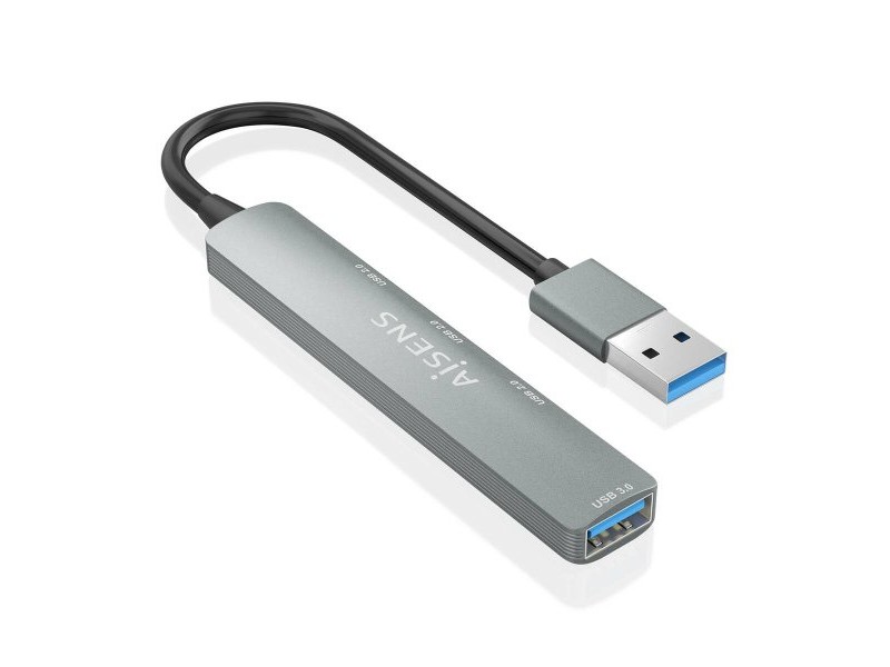 USB извод Aisens A106-0859 Сив (1 броя)