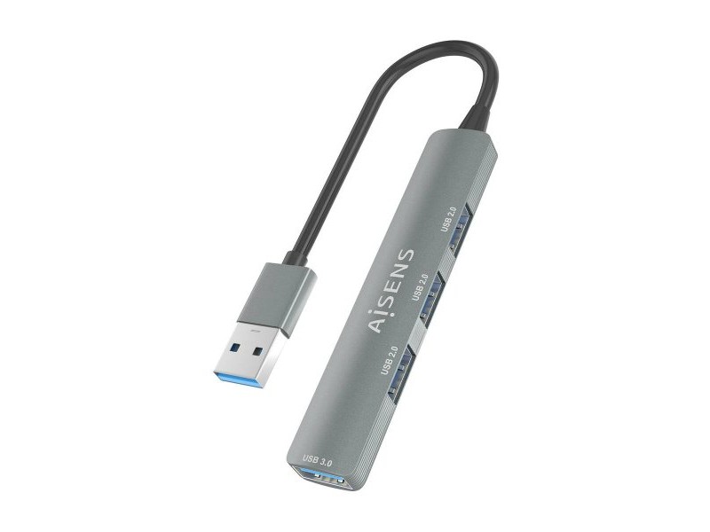 USB извод Aisens A106-0859 Сив (1 броя)