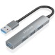 USB извод Aisens A106-0859 Сив (1 броя)