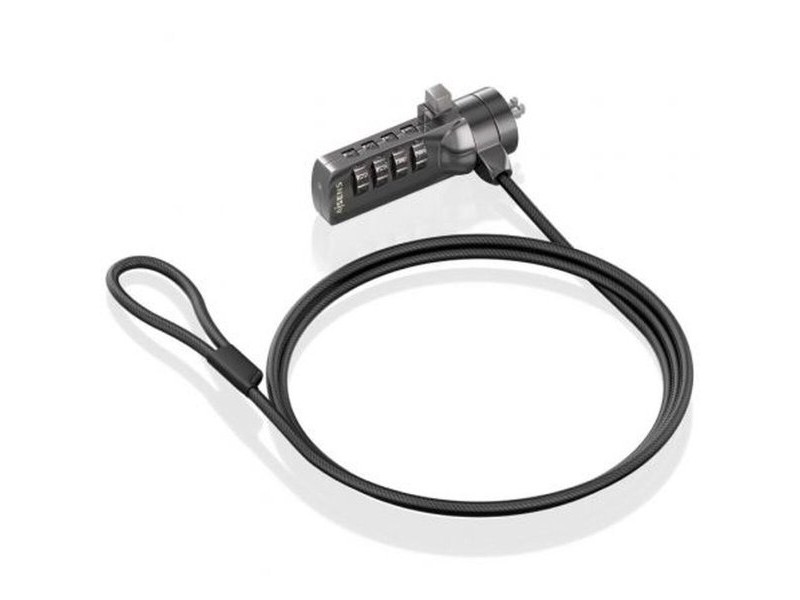 Кабел за безопасност Aisens ASLK-D40N03-BK 1,5 m
