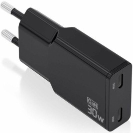 Зарядно за стена Aisens ASCH-30W2P049-BK Черен 30 W