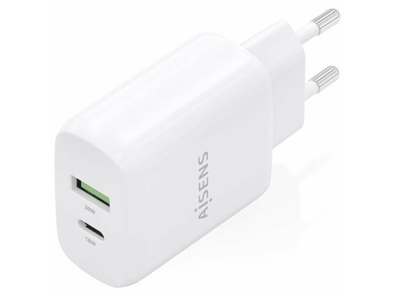 Зарядно за стена Aisens A110-0923 Бял 30 W