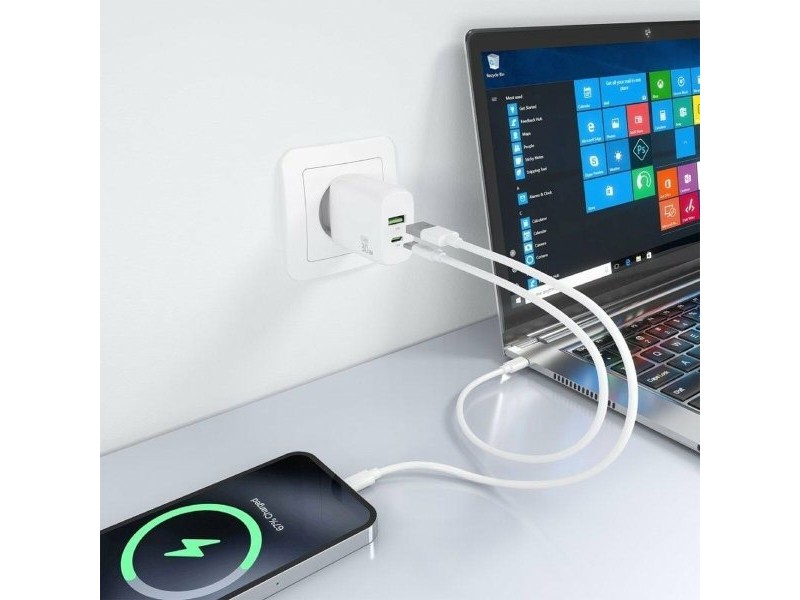 Зарядно за стена Aisens A110-0923 Бял 30 W