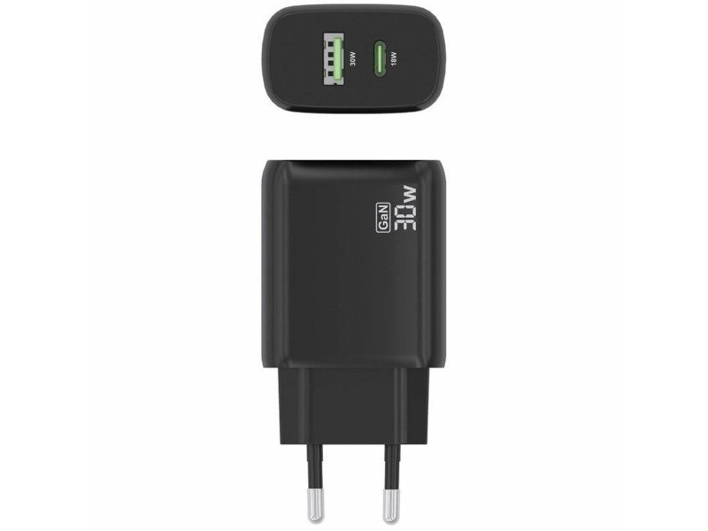 Зарядно за стена Aisens A110-0924 Черен 30 W