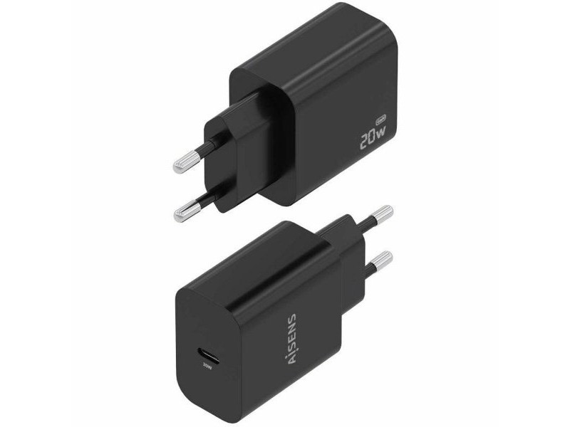 Зарядно за стена Aisens A110-0939 Черен 20 W