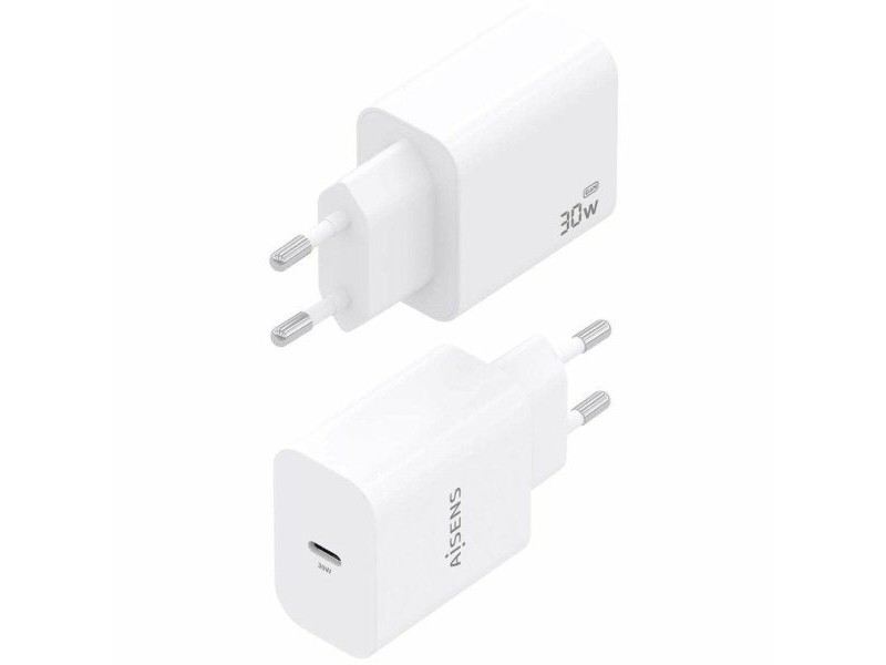 Зарядно за стена Aisens A110-0940 Бял 30 W