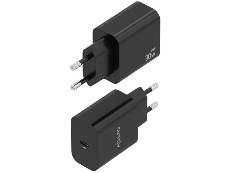 Зарядно за стена Aisens A110-0941 Черен 30 W
