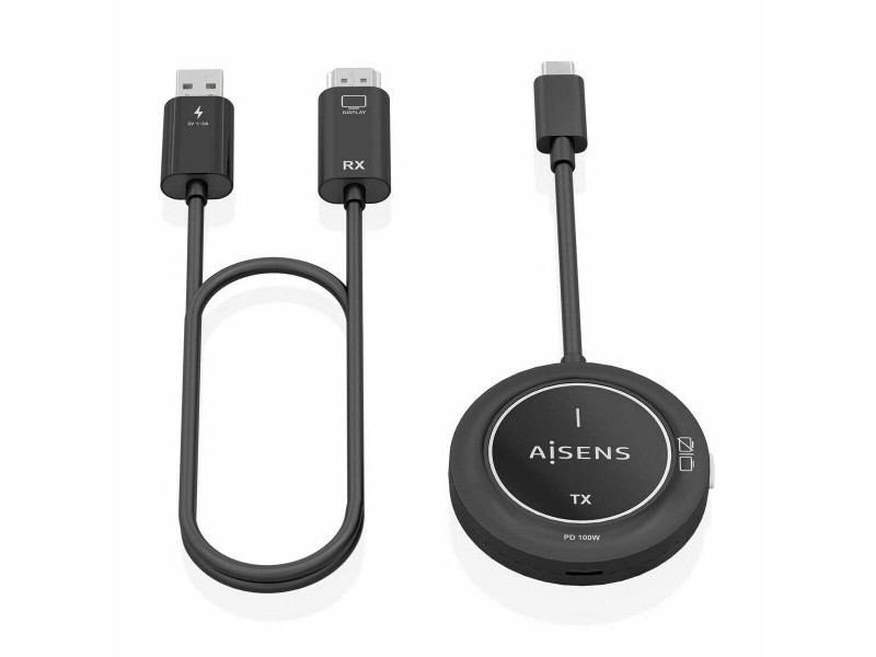Кабел USB-C към HDMI Aisens ASWL-H2KC30M004-BK Черен