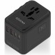 Зарядно за стена Aisens ASPS-2A2C08-BK 25 W Черен Зарядно за стена Aisens ASPS-2A2C08-BK 25 W Черен