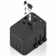 Зарядно за стена Aisens ASPS-2A2C08-BK 25 W Черен Зарядно за стена Aisens ASPS-2A2C08-BK 25 W Черен