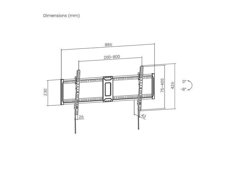 Поставка за телевизор Aisens WT100T-367 43