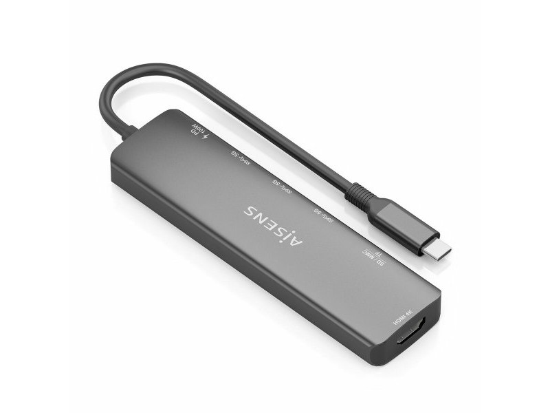 USB извод Aisens ASUC-7P025-GR