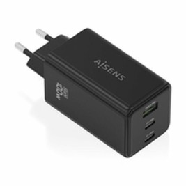 Безжично зарядно Aisens ASCH-100W3P052-BK Черен 100 W